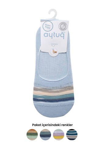 AYTUĞ - Aytuğ Kadın Babet Çorap Suba Micro Modal Desen 7