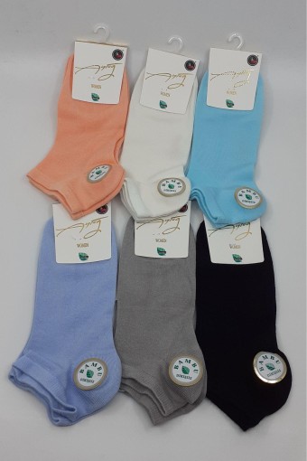 AYTUĞ - Aytuğ Kadın Dikişsiz Düz Patik Çorap Bambu (1)