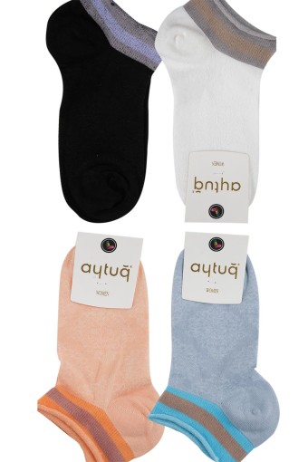 AYTUĞ - Aytuğ Kadın Dikişsiz Patik Çorap Modal (1)