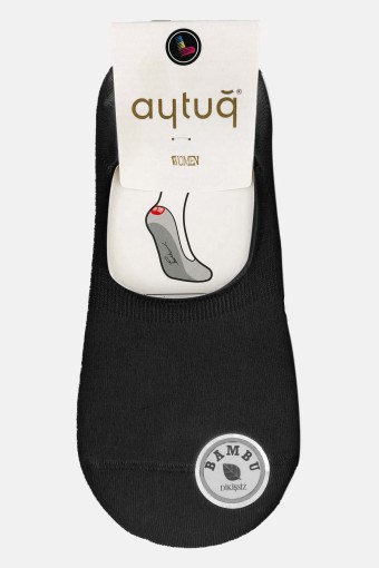 AYTUĞ - Aytuğ Kadın Düz Renk Babet Çorap Bambu (1)