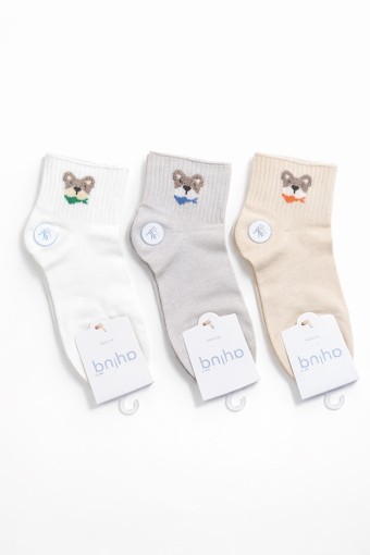 AYTUĞ - Aytuğ Kadın Patik Çorap Bambu Desenli (1)