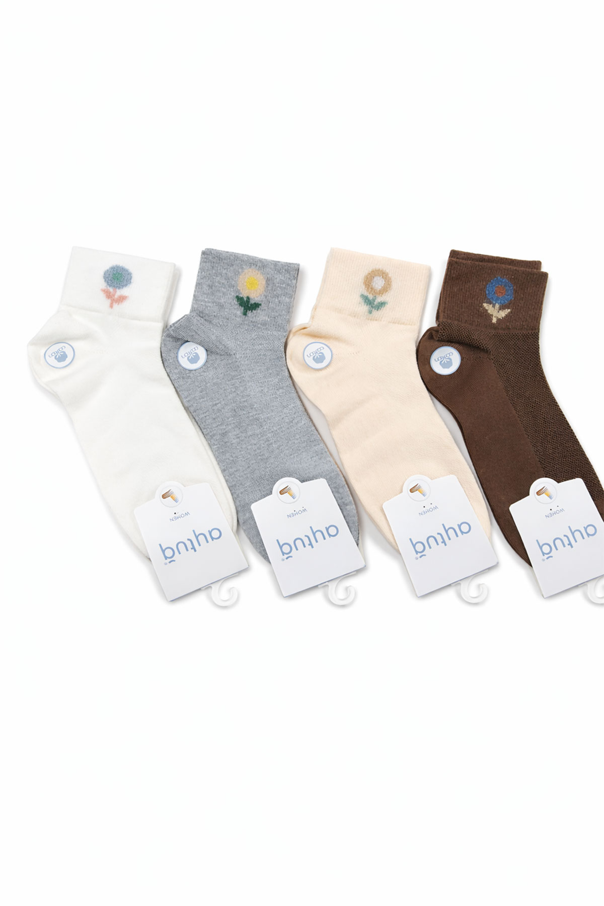 Aytuğ Kadın Patik Çorap Desen 19 Pamuklu - Thumbnail