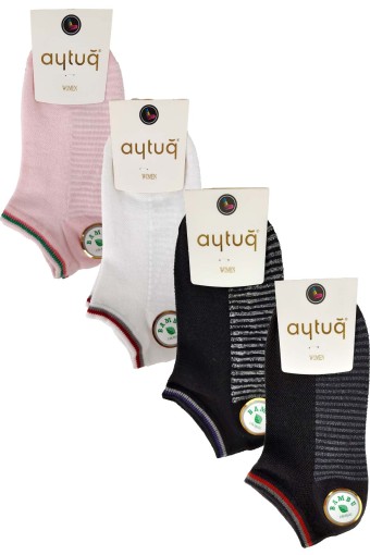 AYTUĞ - Aytuğ Kadın Patik Çorap Dikişsiz Bambu (1)