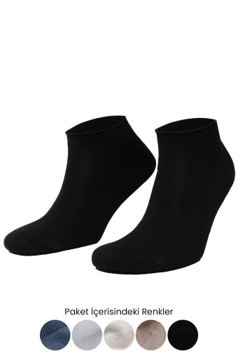 AYTUĞ - Aytuğ Kadın Patik Çorap Modal Desenli