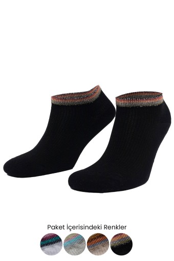 AYTUĞ - Aytuğ Kadın Patik Çorap Penye Desenli (1)