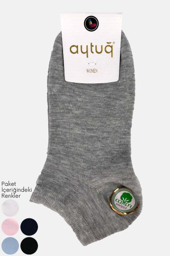 AYTUĞ - Aytuğ Kadın Patik Çorap Penye Düz