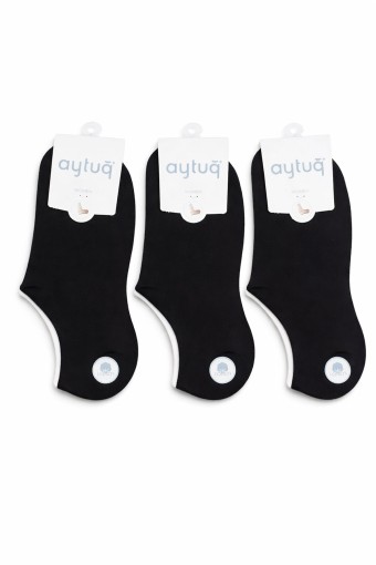 AYTUĞ - Aytuğ Kadın Sneaker Çorap Pamuklu Düz