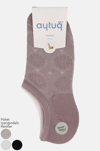 AYTUĞ - Aytuğ Kadın Sneaker Çorap Modal Tencel (1)