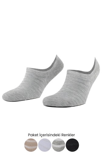 AYTUĞ - Aytuğ Kadın Sneaker Çorap Pamuklu Desenli