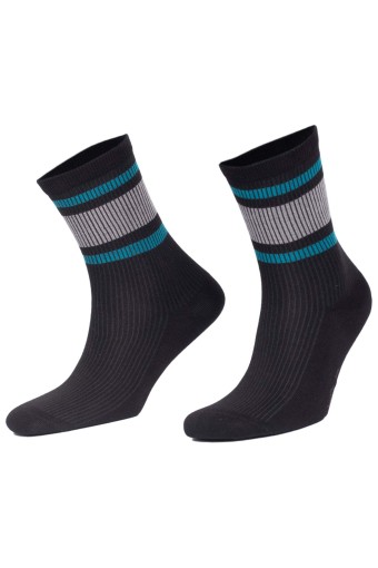 AYTUĞ - Aytuğ Kadın Soket Çorap Dikişsiz Bambu Desen 5