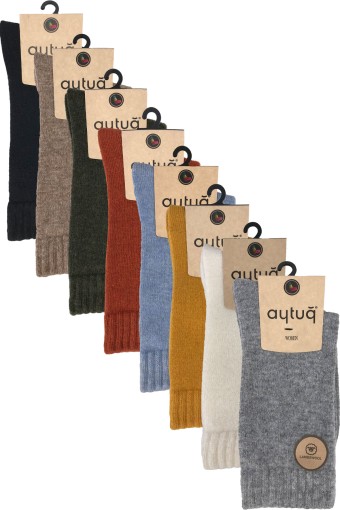AYTUĞ - Aytuğ Kadın Soket Çorap Dikişsiz Düz Lambswool (1)