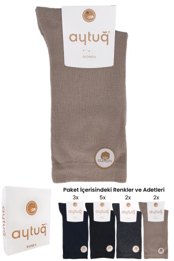 AYTUĞ - Aytuğ Kadın Soket Çorap Dikişsiz Pamuklu