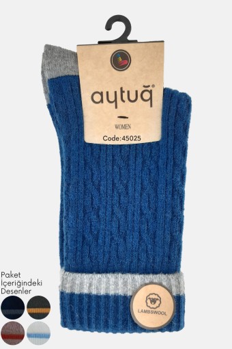AYTUĞ - Aytuğ Kadın Soket Çorap Lambswool