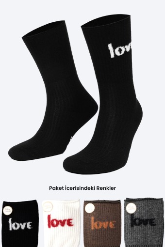 AYTUĞ - Aytuğ Kadın Soket Çorap Likralı Dikişsiz Modal (1)