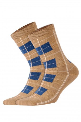 AYTUĞ - Aytuğ Kadın Soket Çorap Pamuk Desen 10