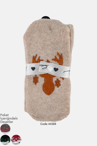 AYTUĞ - Aytuğ Kadın Soket Havlu Çorap Kaydırmaz Dikişsiz Pamuklu