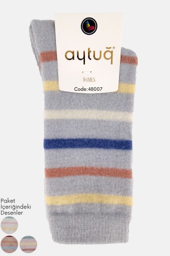 AYTUĞ - Aytuğ Kadın Soket Uyku Çorabı Polyamid