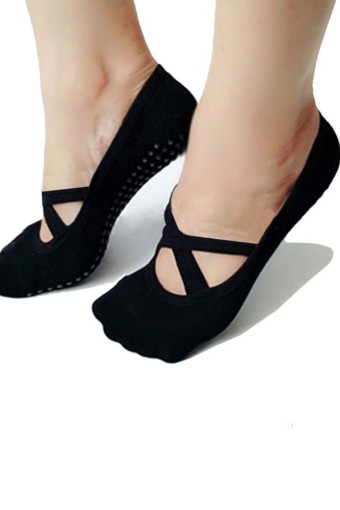 AYTUĞ - Aytuğ Kadın Yoga-Pilates Çorabı Pamuklu Dikişsiz Desen 1 Kaydırmaz Taban (1)