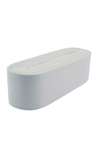 TEKİŞ-AZİM LASTİK - Azim Konfeksiyon Lastiği 10 Mt Dokuma 50 Mm - Beyaz - STD