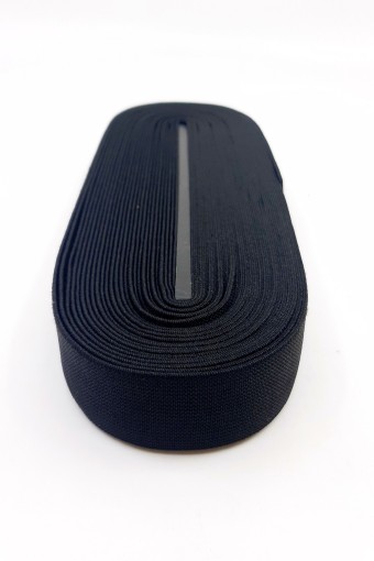 TEKİŞ-AZİM LASTİK - Azim Lastik Konfeksiyon Lastiği 10 Mt Dokuma 30 Mm - Siyah - STD (1)