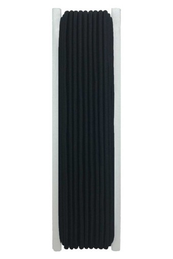 TEKİŞ-AZİM LASTİK - Azim Lastik Paça Lastiği 10 Mt Yuvarlak 2,5 Mm - Siyah - STD