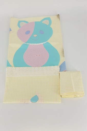 BAHAR BEBE - Bahar Bebe Unisex Bebek Nevresim Takımı Aplikeli