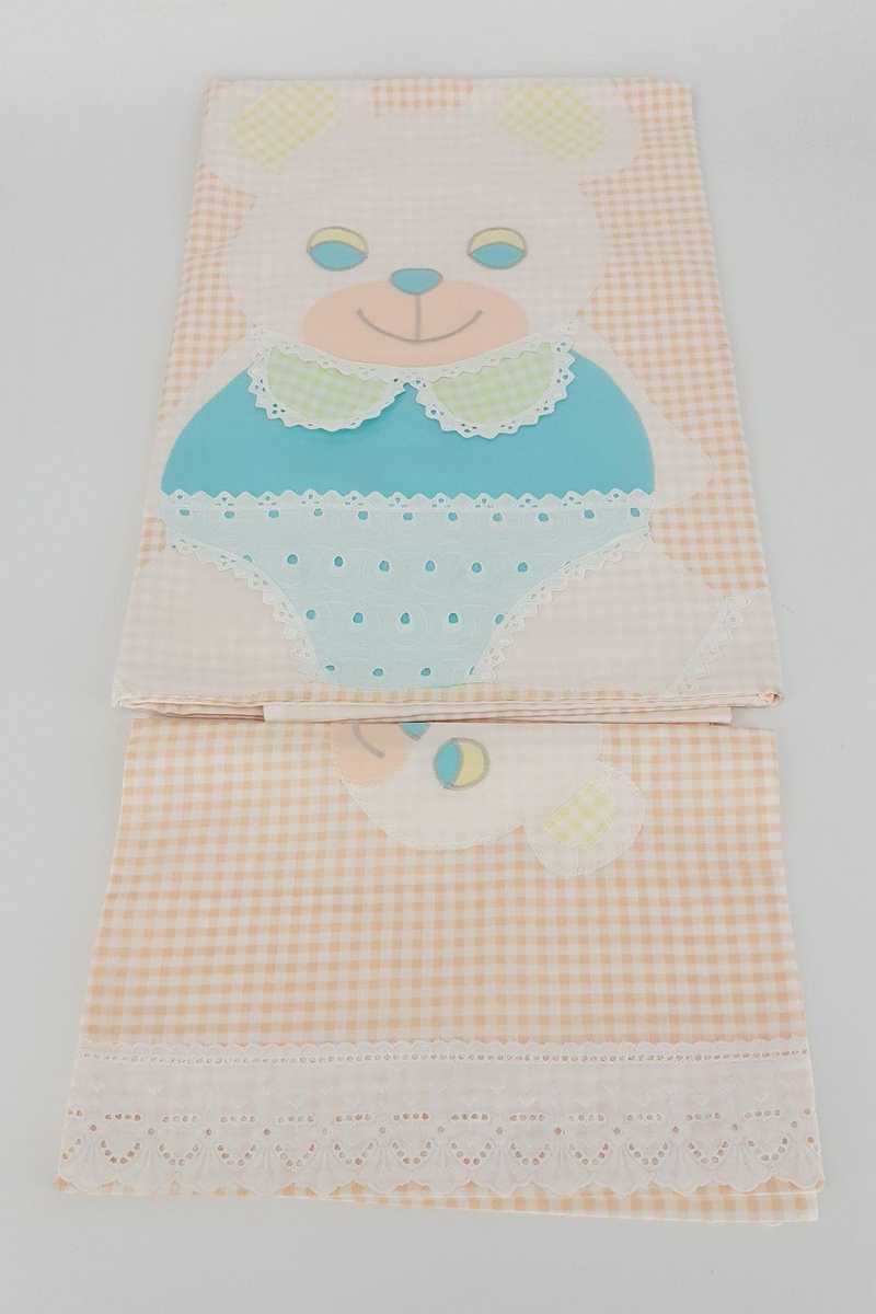 Bahar Bebe Unisex Bebek Nevresim Takımı Aplikeli - Thumbnail