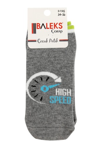 BALEKS - Baleks Erkek Çocuk Patik Çorap Hıgh Speed