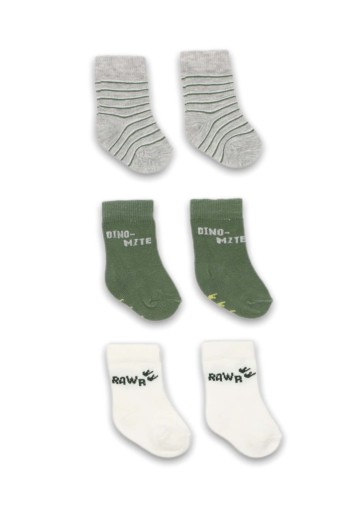 BEBİTOF - Bebitof Erkek Bebek 3'lü Soket Çorap