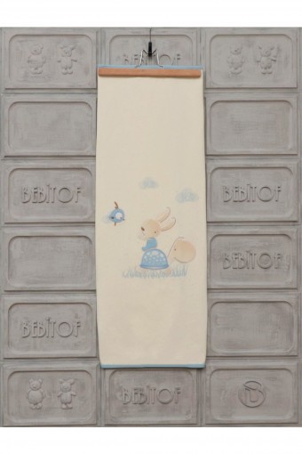 BEBİTOF - Bebitof Unisex Kaplumbağa Desenli Battaniye