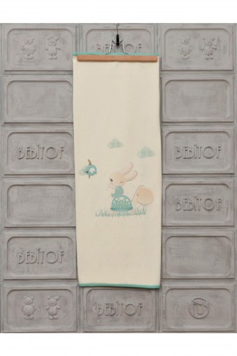 BEBİTOF - Bebitof Unisex Kaplumbağa Desenli Battaniye (1)
