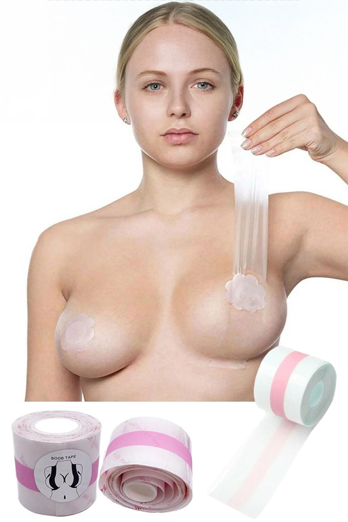 Beleng Kadın Göğüs Bandı 2.5 Cm 5 M - Thumbnail