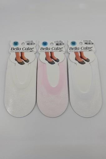 BELLA CALZE-DESENLİ - Bella Calze Kız Çocuk Babet Çorap Lilyum Desenli