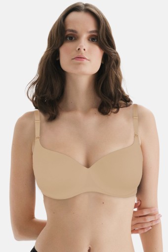 CLARA - Belvü Kadın Desteksiz Sütyen C Kap Lüx - Ten