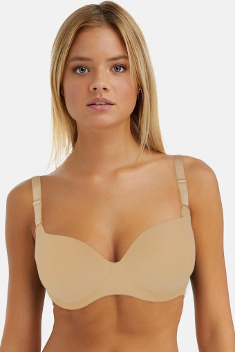 BELVÜ - Belvü Kadın Desteksiz Sütyen Lazer Kesim C Kap - Siyah (1)