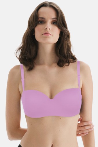 BELVÜ - Belvü Kadın Straplez Sütyen Destekli Mikro Tulum - Pudra Pembe