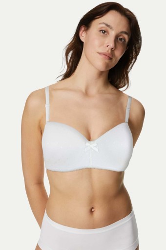 BELVÜ - Belvü Kadın Straplez Sütyen Desteksiz Mesh - Beyaz