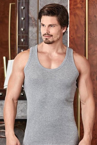 BERRAK - Berrak Erkek Atlet Kalın Askılı Elastan