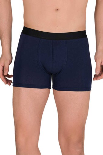 BERRAK - Berrak Erkek Boxer Modal Düz Likralı - Lacivert - 3XL
