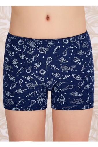 BERRAK - Berrak Erkek Çocuk Boxer Space Baskılı