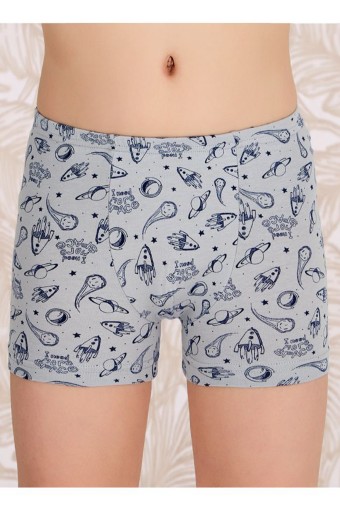 BERRAK - Berrak Erkek Çocuk Boxer Space Baskılı