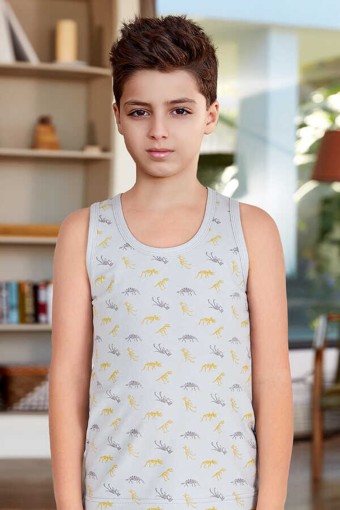 BERRAK - Berrak Erkek Çocuk Kalın Askılı Pamuk Atlet (1)