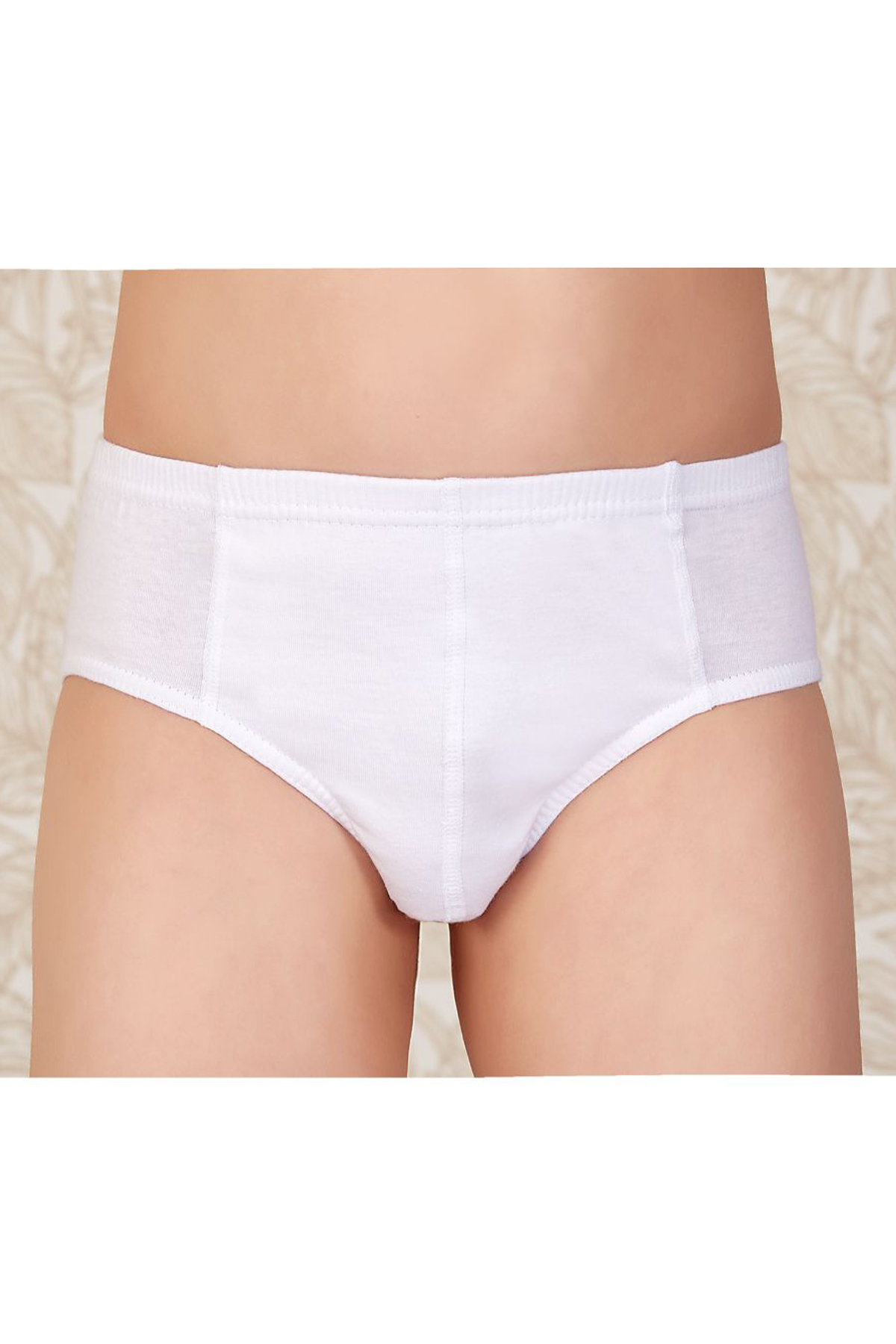 Berrak Erkek Çocuk Pamuk Slip Külot Resimli - Beyaz - 1(1-2 Yaş) - Thumbnail