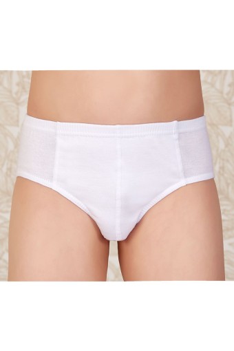 BERRAK - Berrak Erkek Çocuk Pamuk Slip Külot Resimli - Beyaz - 4(6-7 Yaş)