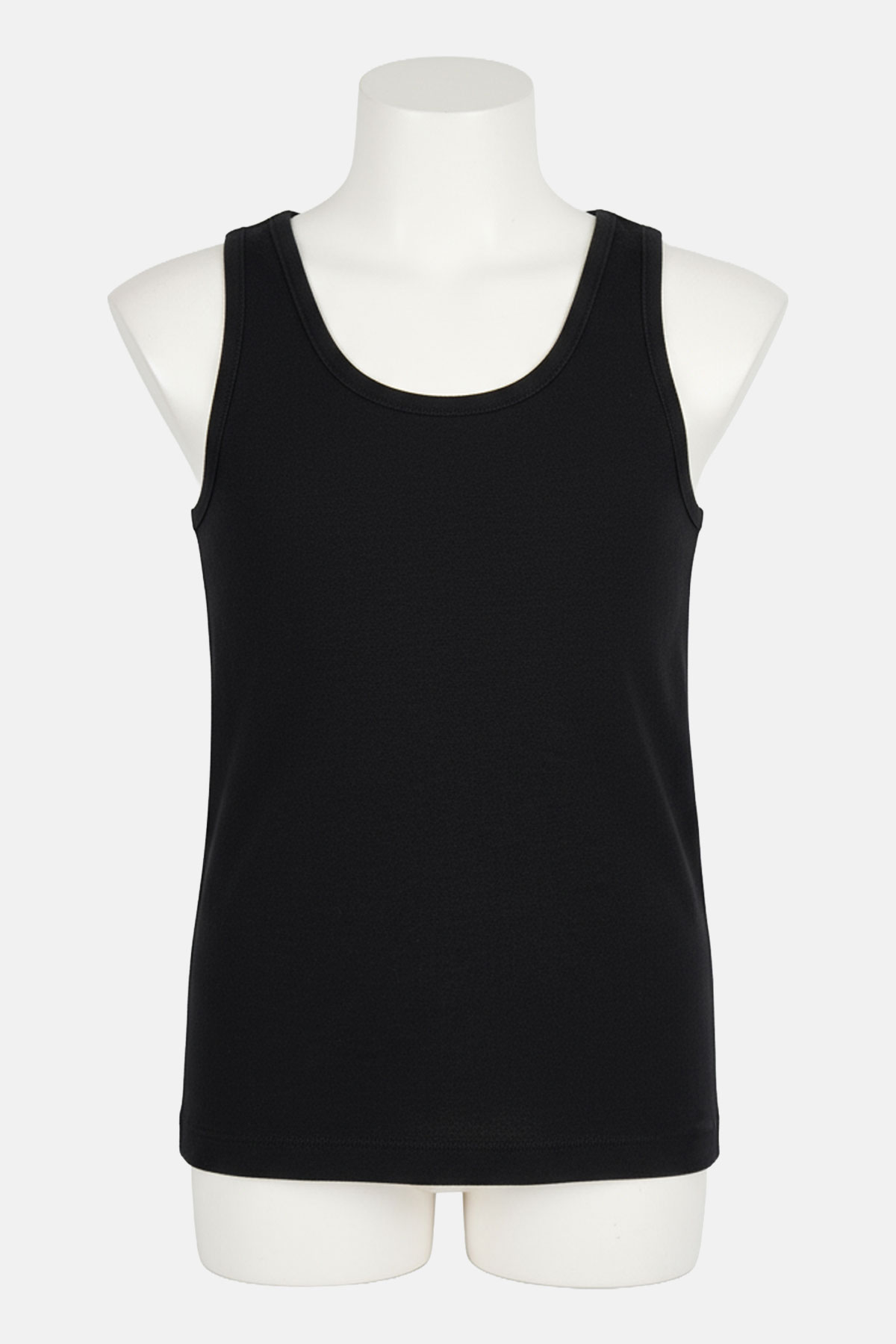 Berrak Erkek Çocuk Pamuklu Atlet - Siyah - 3(4-5 Yaş) - Thumbnail