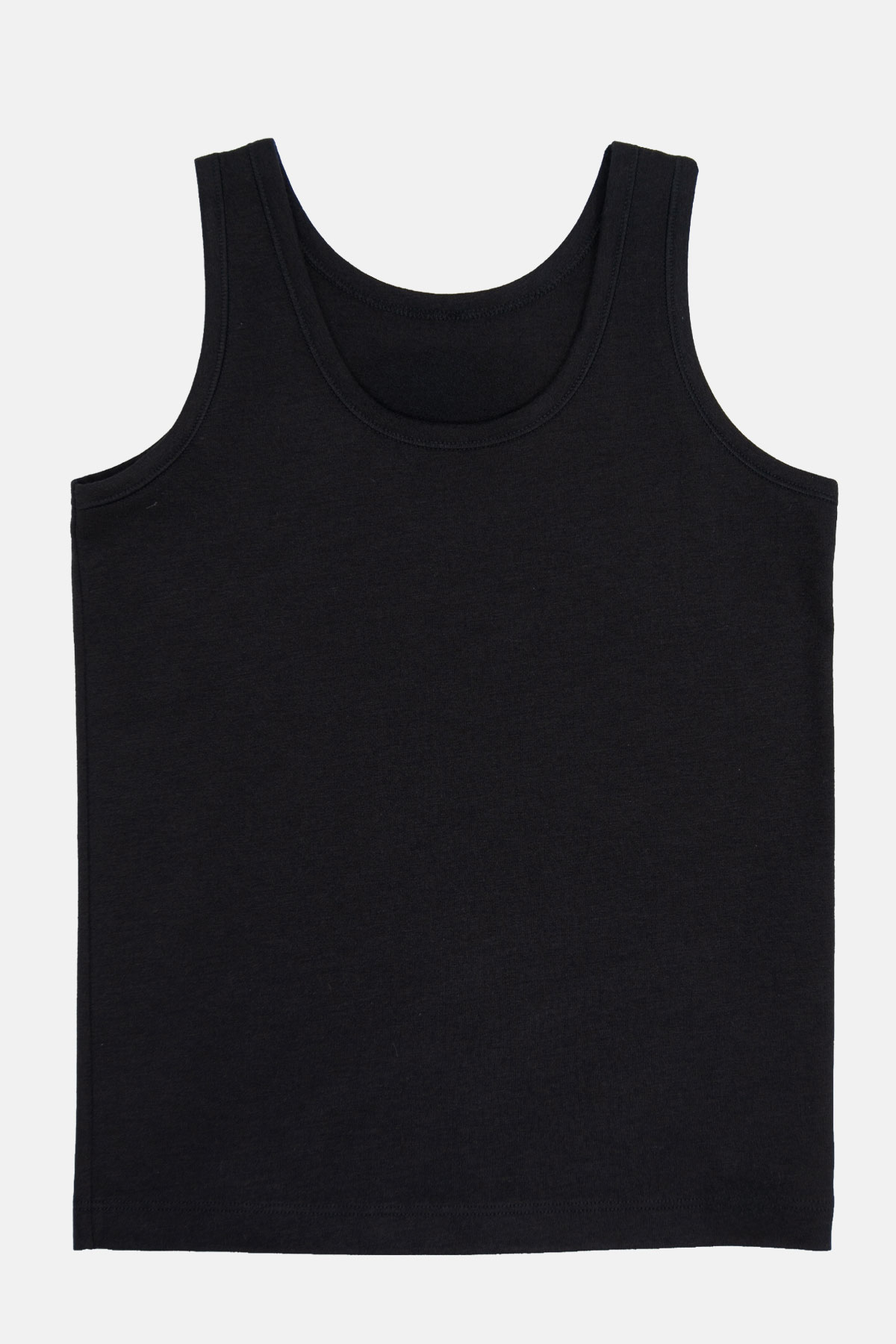 Berrak Erkek Çocuk Pamuklu Atlet - Siyah - 6(8-9 Yaş) - Thumbnail