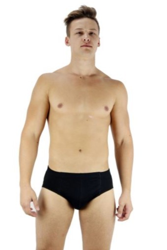 BERRAK - Berrak Erkek Pamuk Slip Külot - Siyah - 60 (2XL)