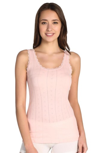 BERRAK - Berrak Kadın Kalın Askılı Jakar Atlet - Somon - 2XL