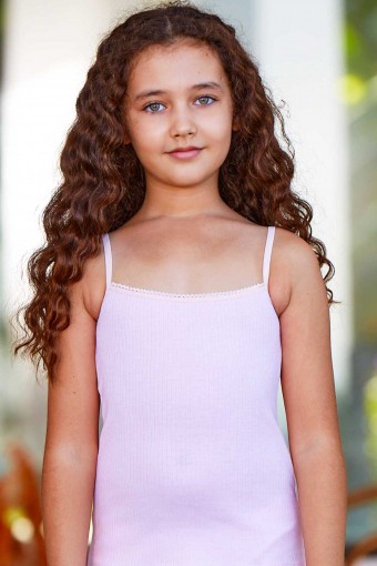 BERRAK - Berrak Kız Çocuk İp Askılı Pamuk Atlet (1)