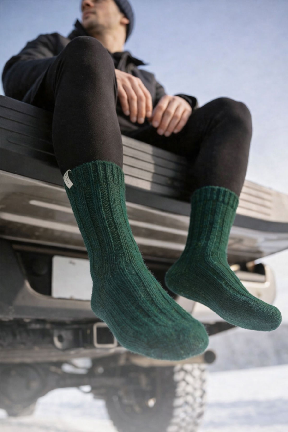 Bolero Erkek Soket Çorap Alpaka Yün - Thumbnail